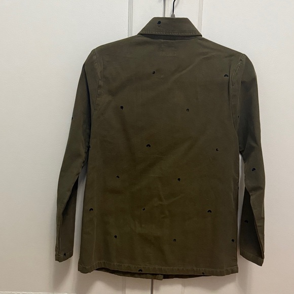 Olive Green Women's Jacket Marine Layer Utility - Picture 2 of 5